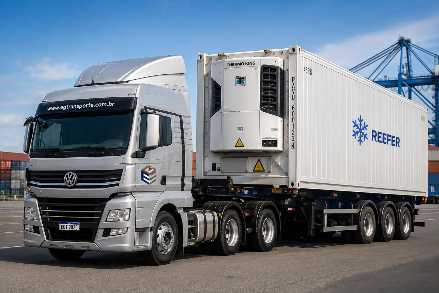 Transporte Reefer para cargas sensíveis em Santos-SP