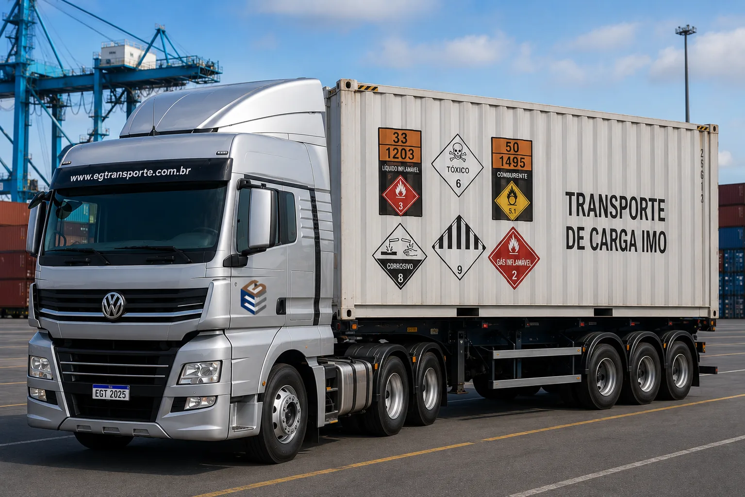 Transporte de carga IMO em Santos-SP