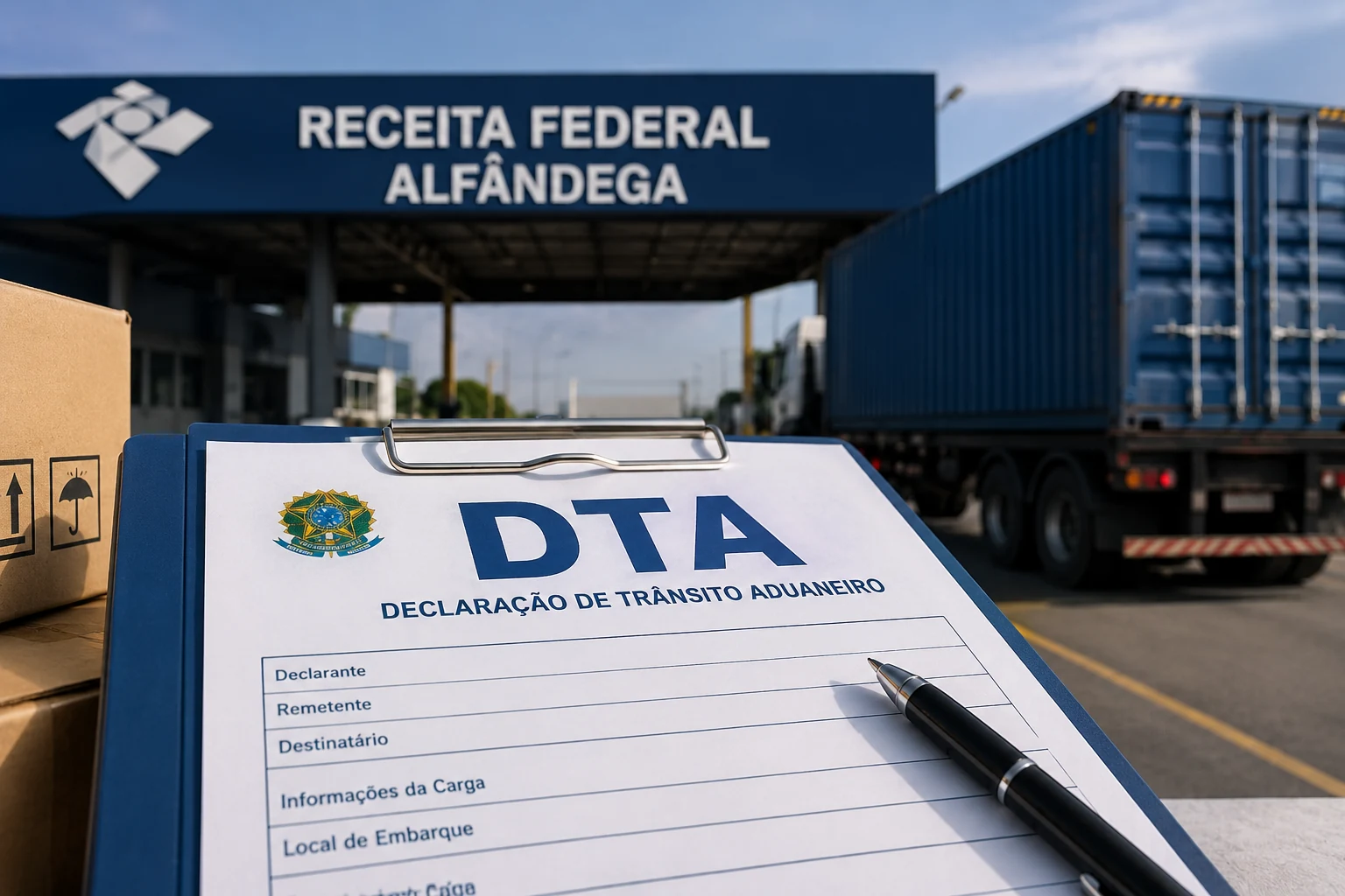 Declaração de Trânsito Aduaneiro em Santos-SP